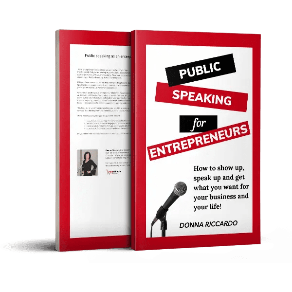 Public Speaking for Entrepreneurs by Donna Riccardo